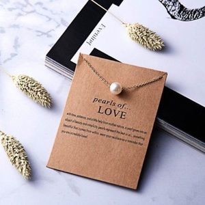 Pearls of LOVE Necklace with Card